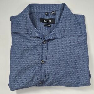 Haupt Men's Long Sleeve Button Down Medium40 15‎ 3/4 Made Haupt Germany